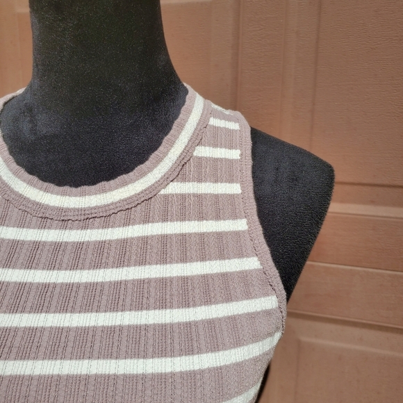Free People We the Free Women's Fired Up Striped Cut-Out Tank Top Size Small EUC - Picture 13 of 16